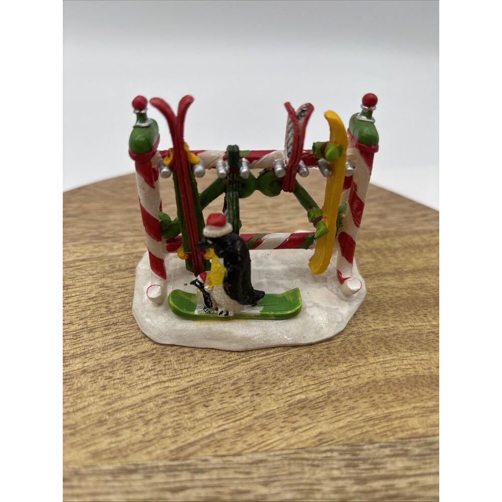 Vtg. Lemax Village Santa's Wonderland North Pole Ski Rack #62239 Preown Replace